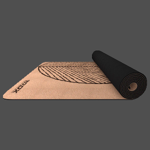 D3 6mm Cork Yoga Mat