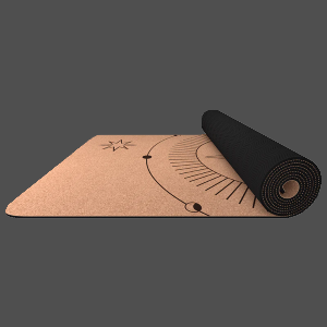 D6 6mm Cork Yoga Mat