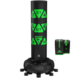 RDX KT Ronin Free Standing Target Punch Bag With Mitts Set